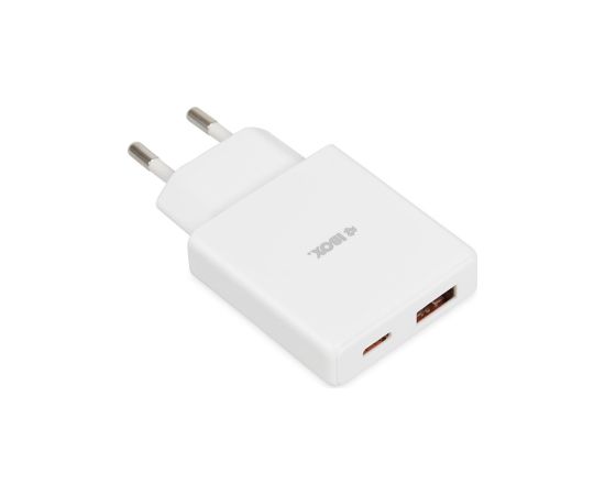 iBOX C-43 Slim GaN PD30W Wall charger, White