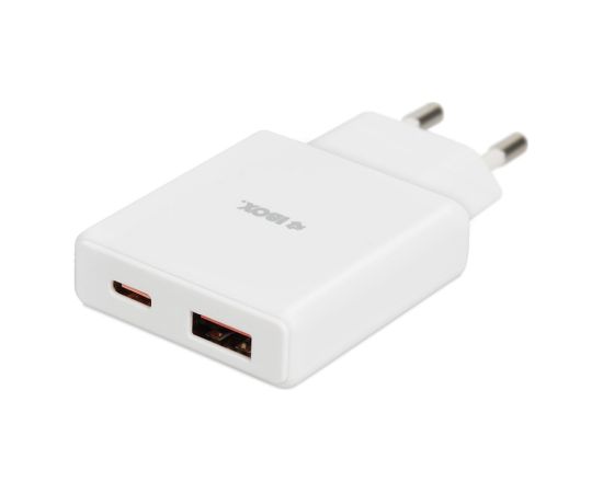 iBOX C-43 Slim GaN PD30W Wall charger, White