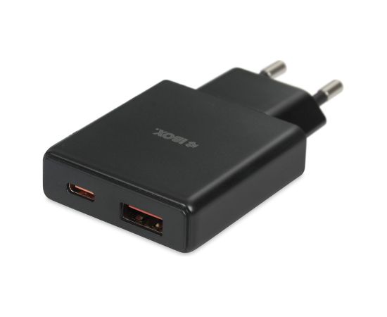 iBOX C-43 Slim GaN PD30W Wall charger, Black