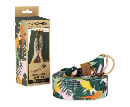 Spokey Home Jungle yoga strap 941959 (300x3,8cm)