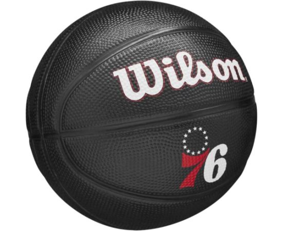 Wilson Team Tribute Philadelphia 76ers Mini Ball WZ4017611XB basketball (3)