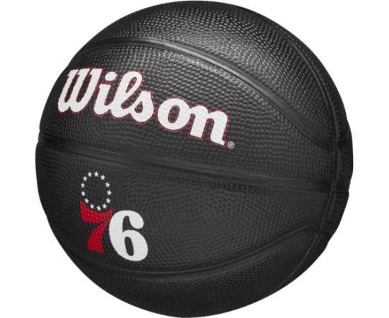 Wilson Team Tribute Philadelphia 76ers Mini Ball WZ4017611XB basketball (3)