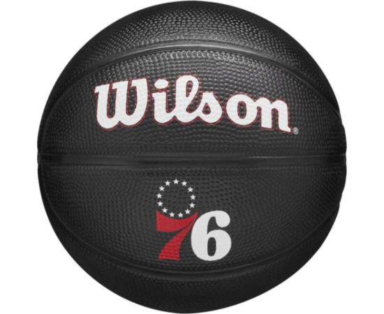 Wilson Team Tribute Philadelphia 76ers Mini Ball WZ4017611XB basketball (3)