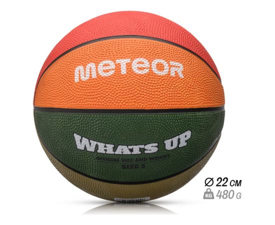 Meteor What&#39;s up 5 basketball ball 16796 size 5 (uniw)