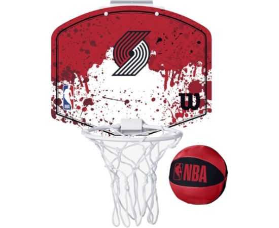 Basketball backboard Wilson NBA Team Portland Trailblazers Mini Hoop WTBA1302POR (One size)