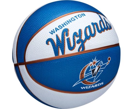 Wilson Team Retro Washington Wizards Mini Ball WTB3200XBWAS basketball (3)