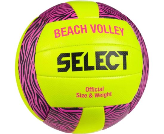 Select Beach Volley v23 Ball Beach Volley Yel-Pink (5)