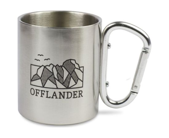 Offlander camping mug with a steel carabiner OFF_CACC_03