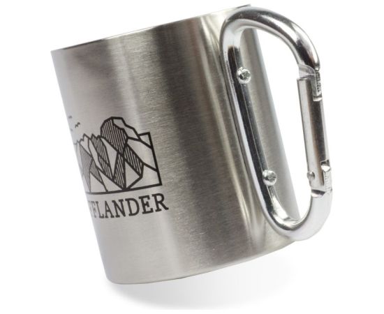 Offlander camping mug with a steel carabiner OFF_CACC_03