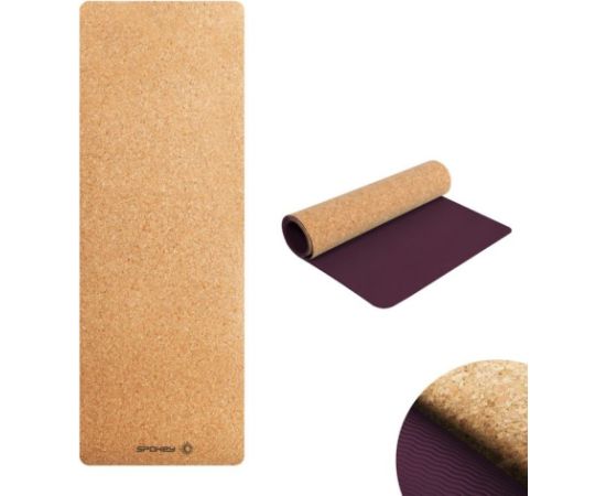 Spokey Savasana SPK-943065 cork mat (180x60x0,4)