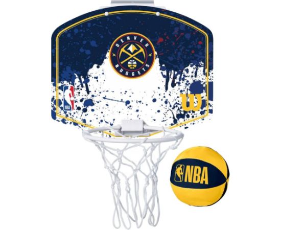 Basketball backboard Wilson NBA Team Denver Nuggets Mini Hoop WTBA1302DEN (One size)