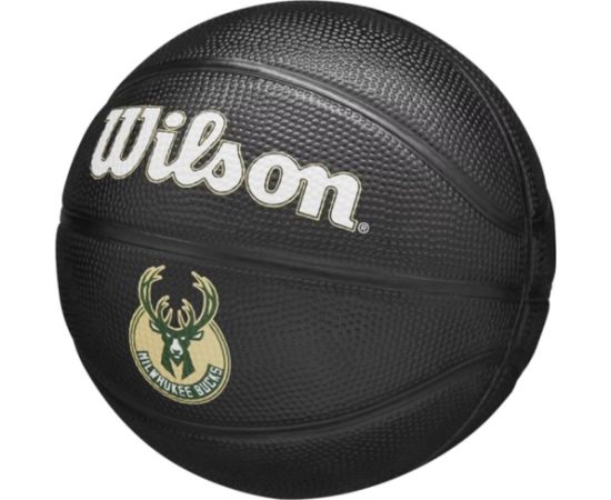 Wilson Team Tribute Milwaukee Bucks Mini Ball WZ4017606XB basketball (3)