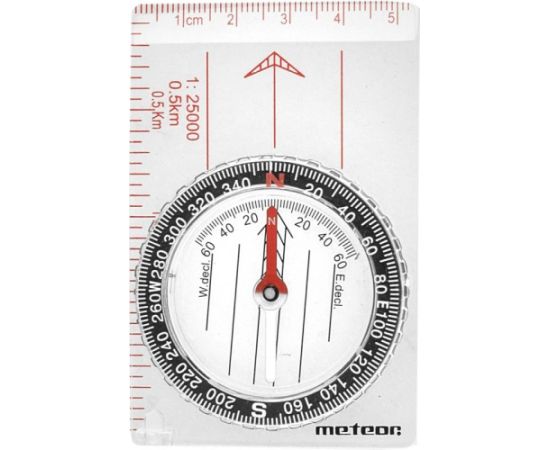 Meteor Compass Ruler 85mm 71006