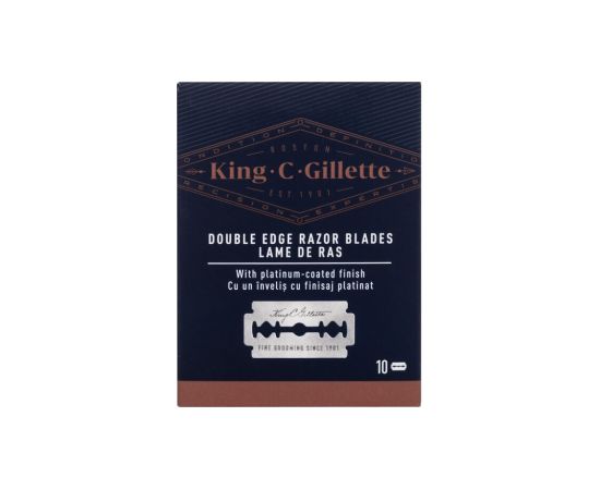 Gillette King C. / Double Edge Safety Razor Blades 10pc