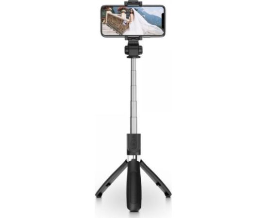 TECH-PROTECT L01S WIRELESS SELFIE STICK TRIPOD BLACK