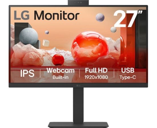 Monitor LG LG 27" 27BA850-B Full HD HDMI DP DaisyChain IPS Black 16:9