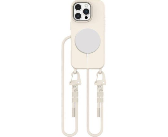 CASE IPHONE 16 PRO MAX Tech-Protect Magnecklace MagSafe Latte