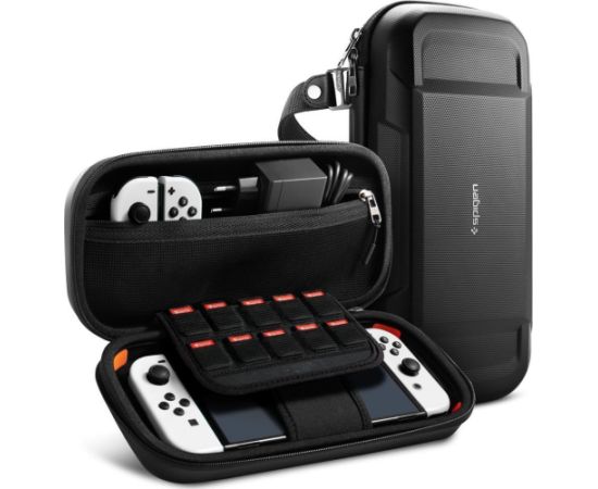 CASE Spigen Rugged Armor Pro Pouch, black - Nintendo Switch/Switch OLED