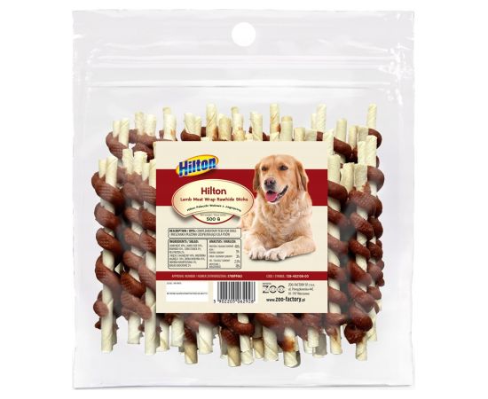 HILTON Beef and Lamb Sticks - dog treat - 500g