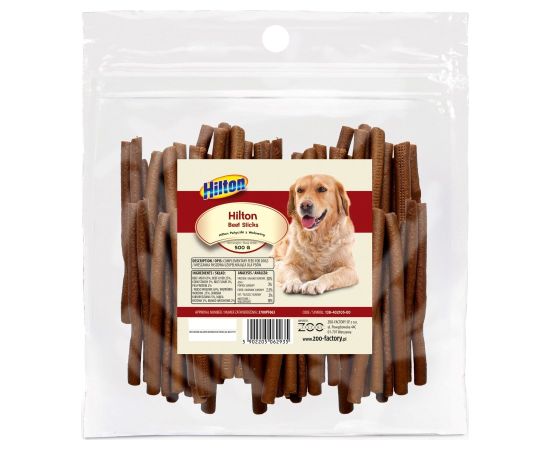 HILTON Soft Beef Sticks - treat for dogs - 500g