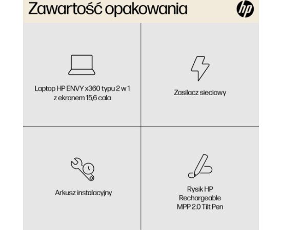 HP Envy 15-FH0023D Ryzen 7 7730U 15.6"FHD Touch 16GB SSD512 BT BLKB x360 Win11 Nightfall Black (REPACK) 2Y