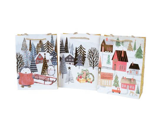 Gift bag WONDERLAND S, 18x24x8,5cm, mix