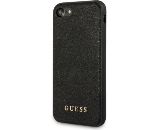 Guess Apple  iPhone 7/8/SE2020/SE2022 Saffiano PU Silicone Case Black