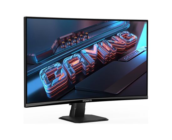 LCD Monitor GIGABYTE GS27QC EK 27" Gaming/Curved Panel VA 2560x1440 16:9 170Hz Matte 1 ms Tilt Colour Black GS27QCEK