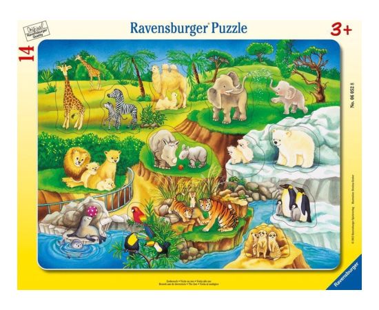 Ravensburger Frame Puzzle 14 pc The Zoo