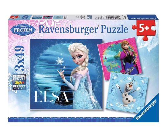 Ravensburger Puzzle 3x49 pc Frozen Elsa, Anna & Olaf