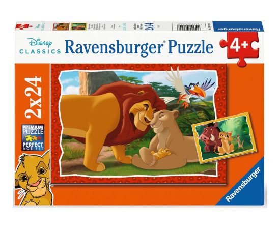 Ravensburger Puzzle 2x24 pc Family of the Lion King