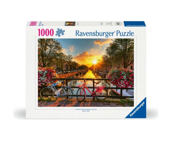 Ravensburger puzzle 1000 pc Bicycles in Amsterdam