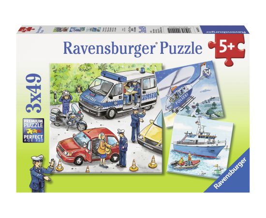 Ravensburger Puzzle 3x49 pc Police Action