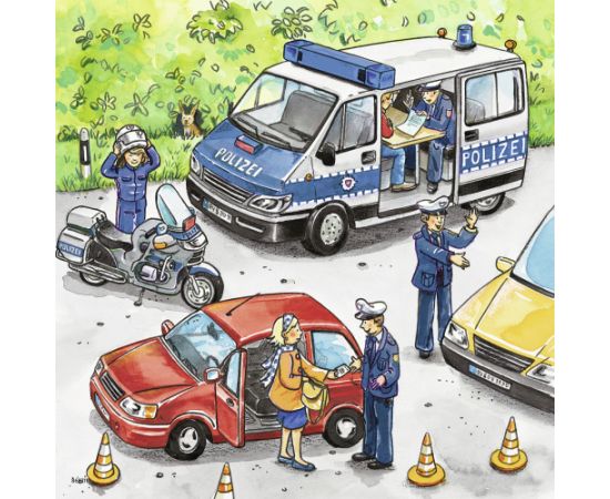 Ravensburger Puzzle 3x49 pc Police Action