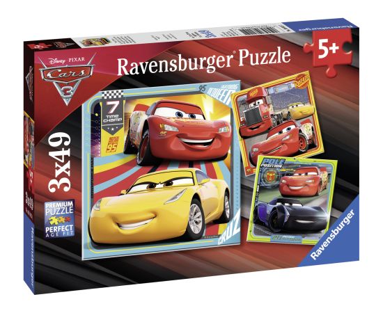 Ravensburger Puzzle 3x49 pc Cars 3