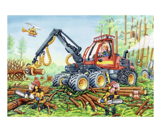 Ravensburger Puzzle 2x24 pc Diggers at Work