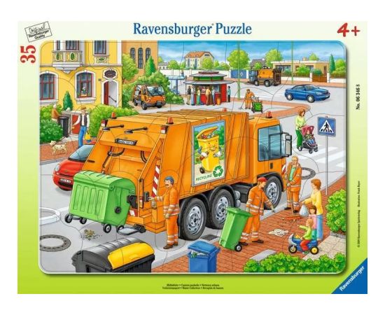 Ravensburger Frame Puzzle 35 pc Garbage Truck