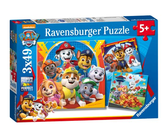 Ravensburger Puzzle 3x49 pc Paw Patrol pups