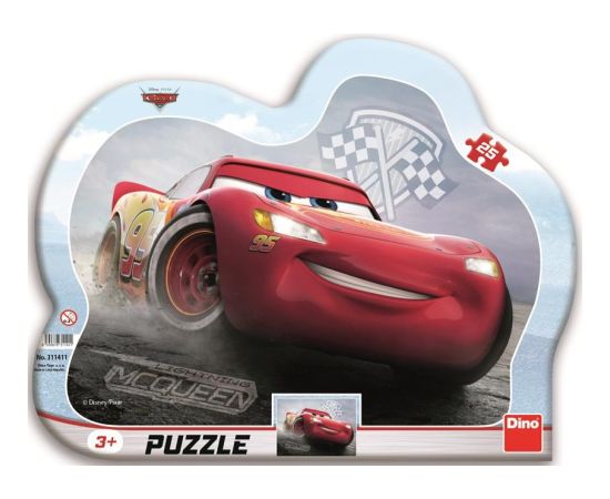 Dino Frame Puzzle 25 pc silhouette, Cars 3