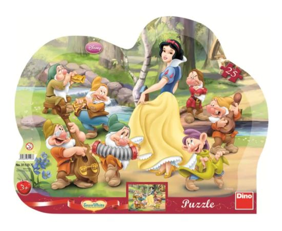 Dino Silhouette Puzzle 25 pc, Disney Snow White