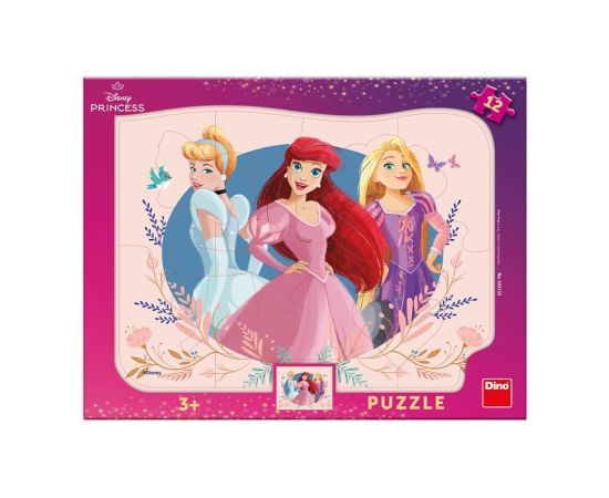 Dino Frame Puzzle 12 pc,Princess