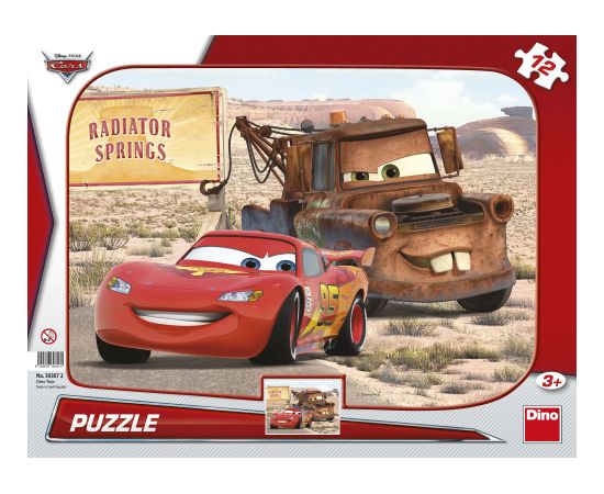 Dino Frame Puzzle 12 pc, Disney Cars