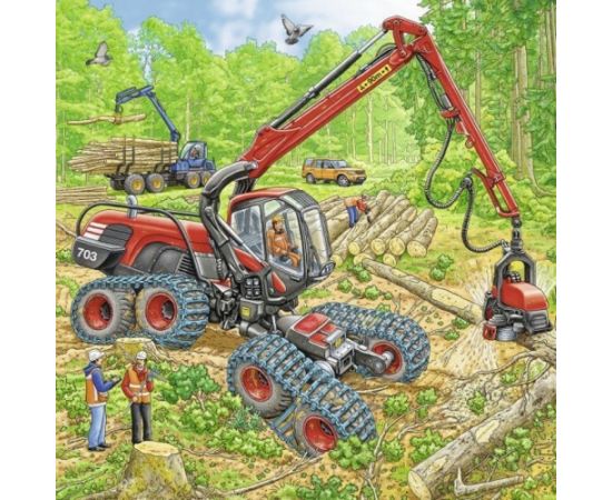 Ravensburger Puzzle 3x49 pc Giant Machines