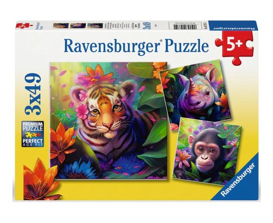 Ravensburger Puzzle 3x49 pc Children of the Jungle