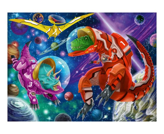 Ravensburger Puzzle 200 pc Space Dinosaurs