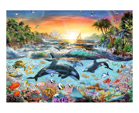 Ravensburger Puzzle 200 pc Orca Paradise