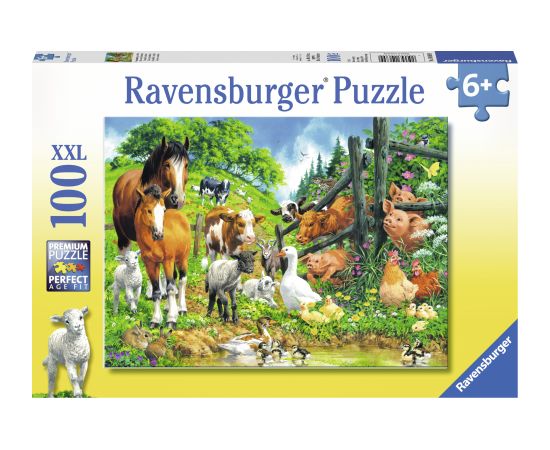 Ravensburger Puzzle 100 pc Animal Get Together