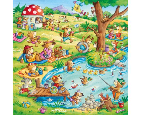 Ravensburger Puzzle 3x49 pc Holidays in the Countryside