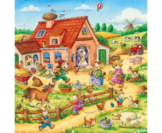 Ravensburger Puzzle 3x49 pc Holidays in the Countryside