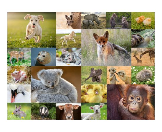 Ravensburger Puzzle 200 pc Baby Animals